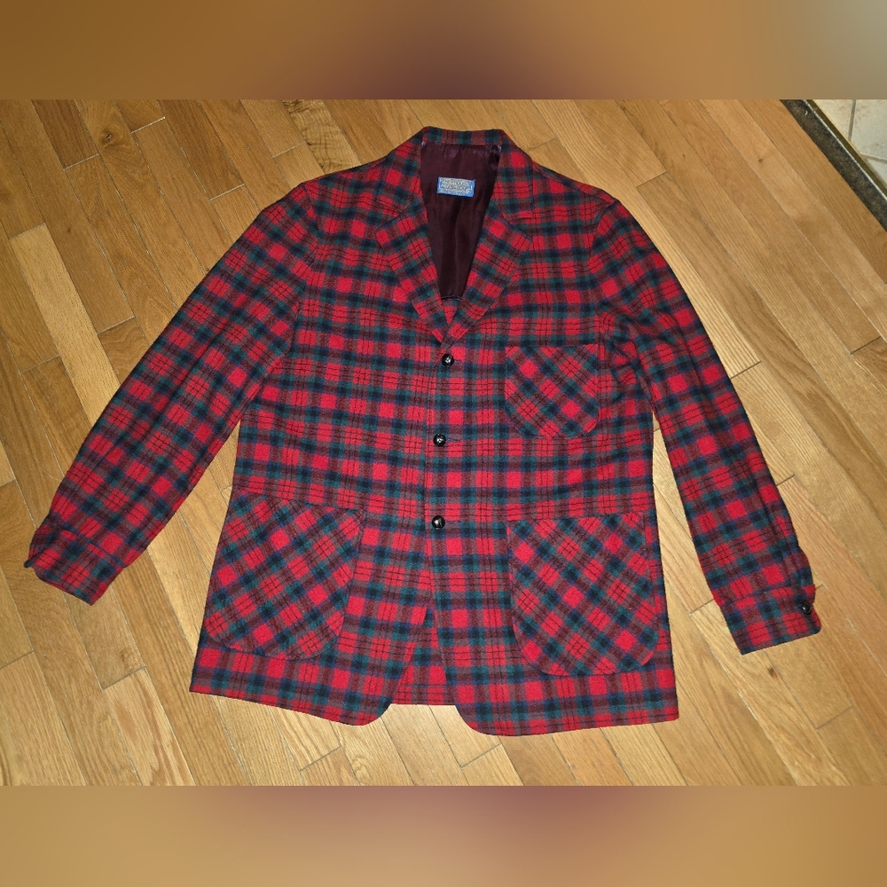 Vintage Pendleton 1930's-40's Pendleton 49er Wool Shirt Jacket Size Large